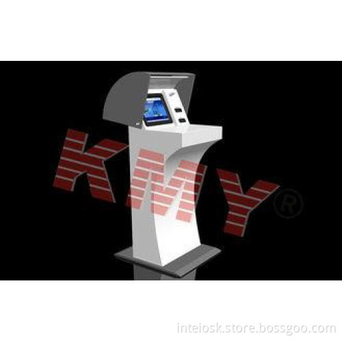 15 Inch TFT LCD Interactive Touch Kiosk , Self Service Secu